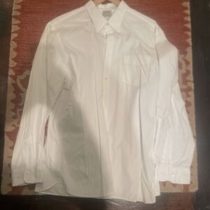 RRL DOUBLE RL Shirt Size 18 XXL Cotton Broad Button White Dress Shirt